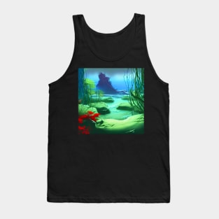 Fantasy Imaginary Seascape, Amazing Nature Tank Top